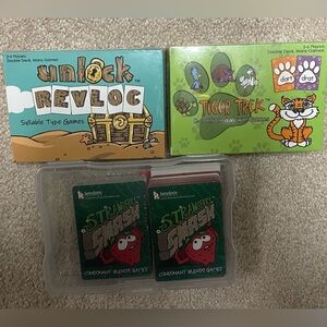 Educational Card Games by Kendore-3 different sets.